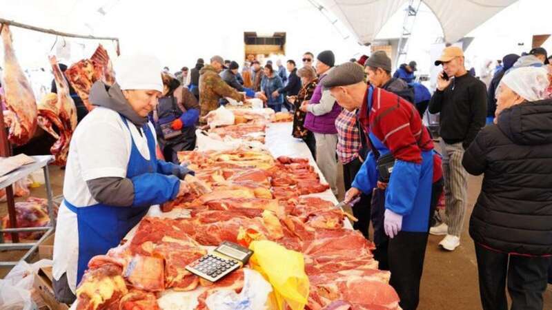 Согым FEST в Астане: на ярмарке горожанам представили более ста тонн мяса